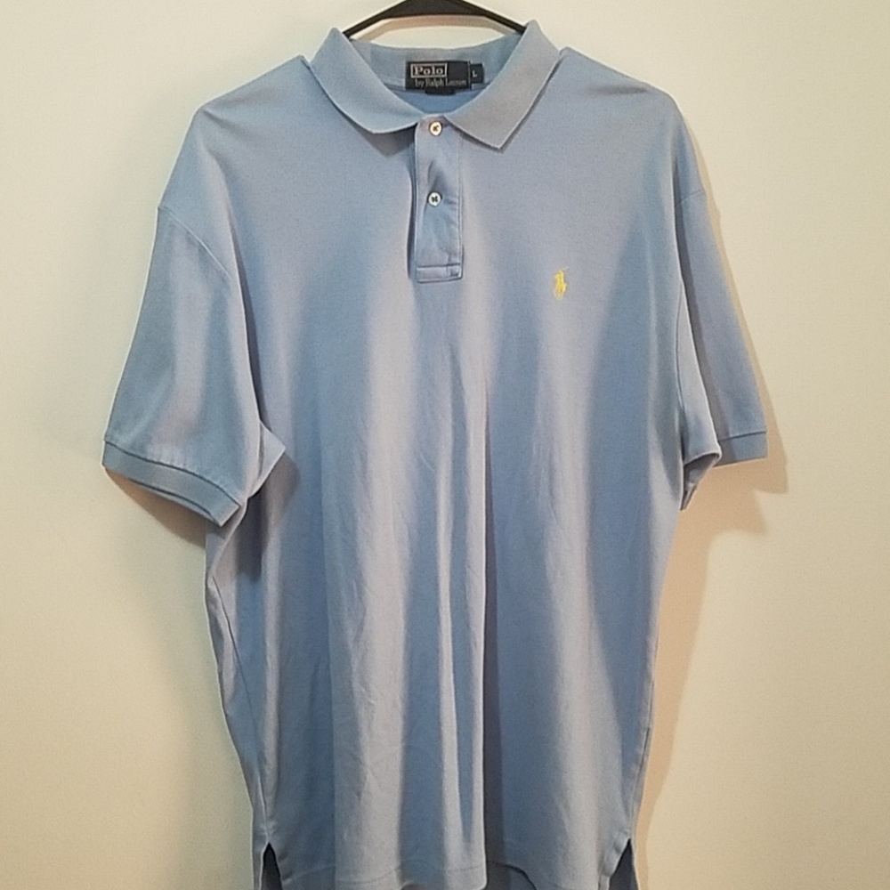 Powder blue polo